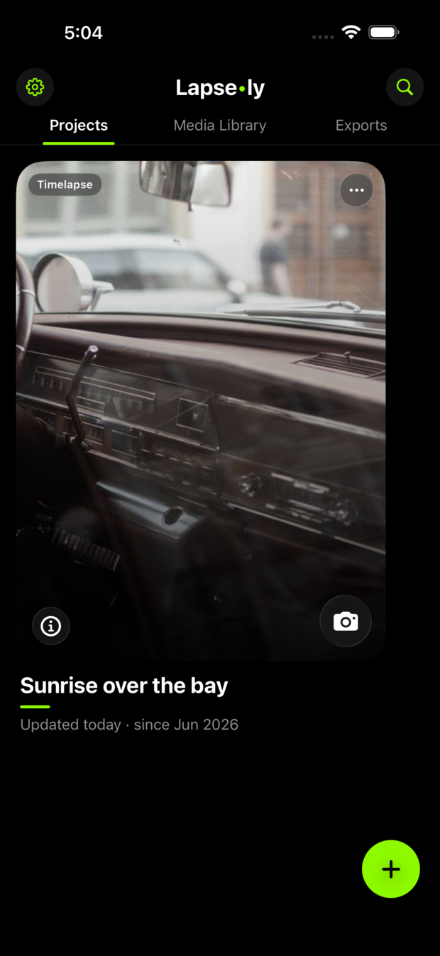 Lapsely on iPhone
