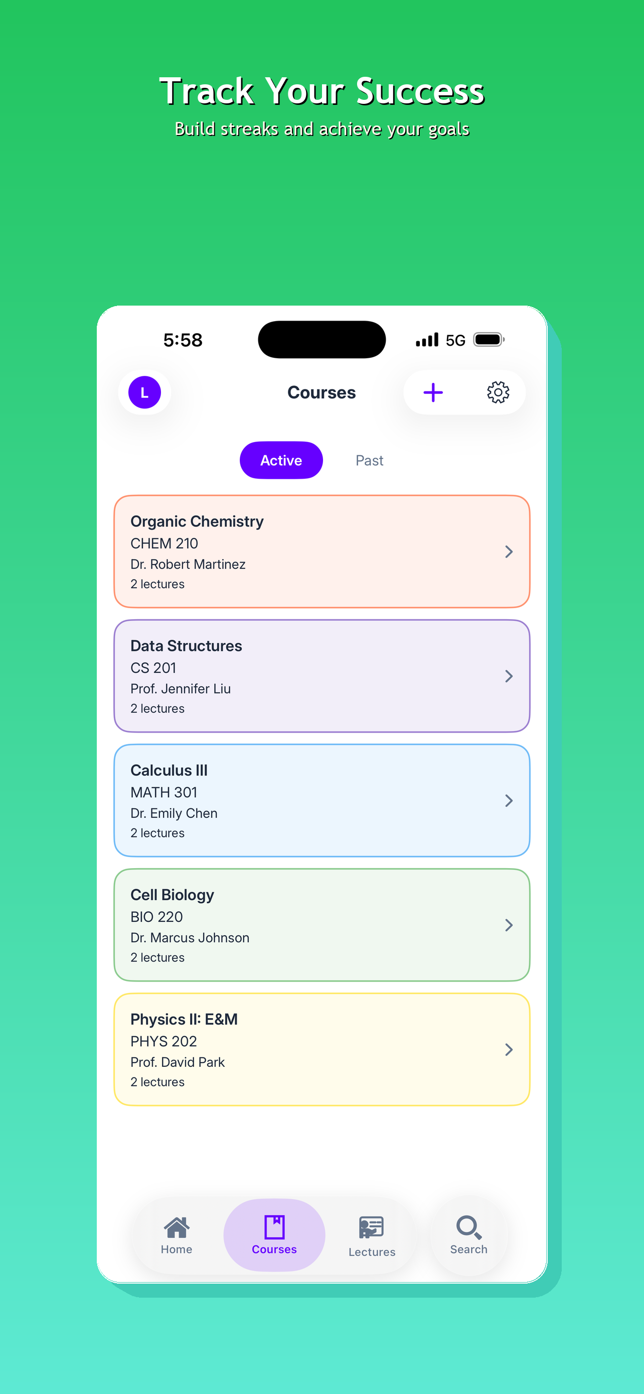 All your courses