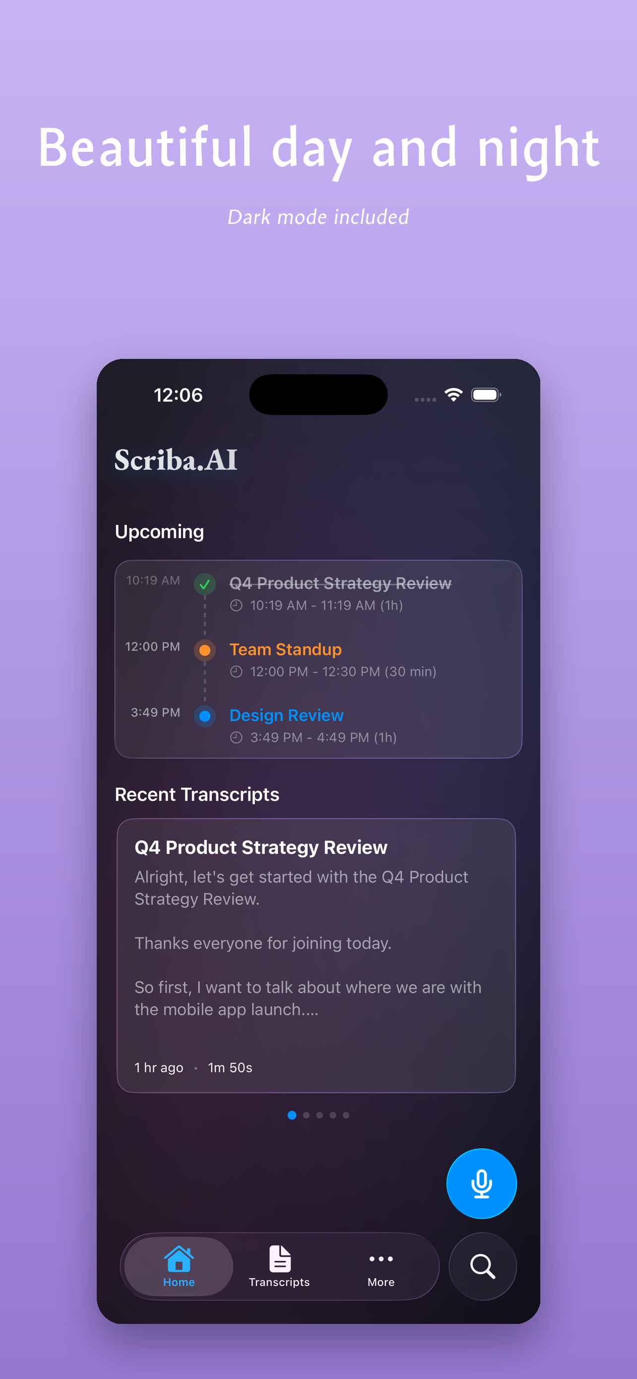 Beautiful day and night - Dark mode included